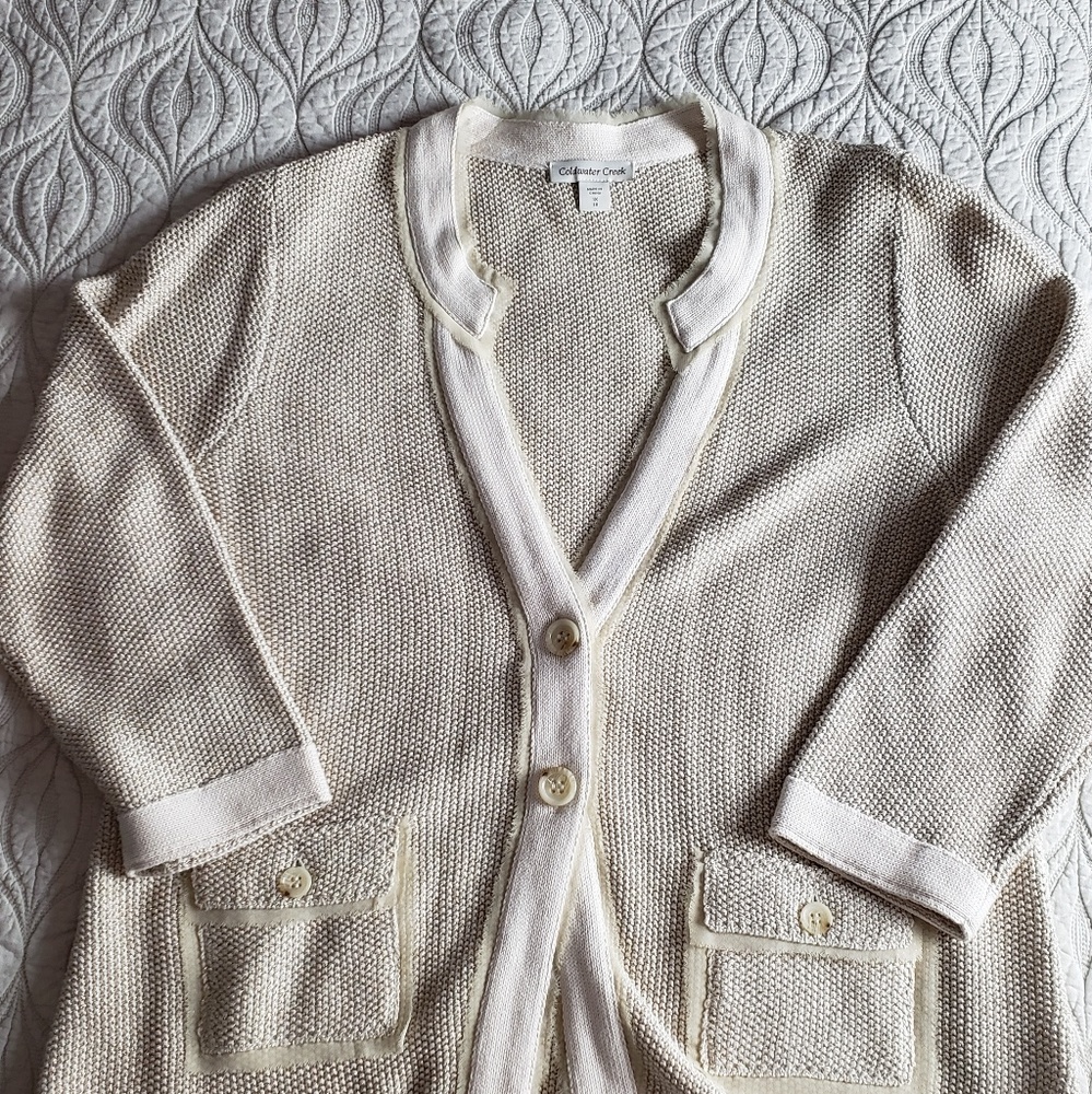Coldwater Creek sweater jacket